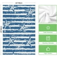 thumbnail image 5 of Eveokoki 2 Pcs Beach Kitchen Towels Underwater Starfish Dish Towel Set Ocean Animal Themed Hand Towels Soft Dish Towels for Kitchen Decorative Absorbent Tea Towels for Bathroom, 5 of 5