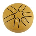 thumbnail image 2 of Mini Handpan Drum, 6 Note Percussion Instrument w/Stick, Soothing  Relaxing Sounds, 2 of 15