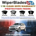 thumbnail image 2 of 2018 Land Rover Discovery Beam Wiper Blades Wipers w/1yr Warranty (Set of 3) w/Rear Wiper (WiperBladesUSA), 2 of 5