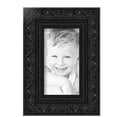 thumbnail image 2 of ArtToFrames 5" x 9" Majestic Black Picture Frame, 5x9 inch Black Wood Poster Frame (WOM-5120),  Pack, 2 of 7