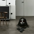 thumbnail image 6 of Dserhfy 1 Set Halloween Female Ghost Sticker Waterproof PVC Self-adhesive Creepy Home Bedroom Living Room Wall Floor Decoration 3D Effect Lady Ghost Decal, 6 of 7