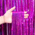 thumbnail image 1 of 2 cortinas con pompones brillantes de 1x2m, decoración de fiesta con cortinas de seda para Navidad, carnaval, decoración de ventanas de boda Sincero Electrónica, 1 of 5