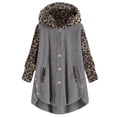 thumbnail image 2 of Patlollav Clearance Womens Coat Plus Size Winter Warm Plush Jacket Outwear Tops, 2 of 6