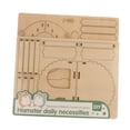 thumbnail image 2 of HILABEE Creative Wooden House Puzzles Toy Early Learning Early Development Small Hamster A, 2 of 8