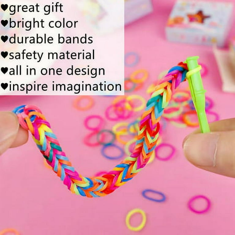 Bracelet Making Kit Loom Rubber Bands Crafts for kids Toys for Girls 8 to  11 Years Jewelry Making Supplies in 23 Colors 1700+ PCS