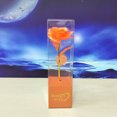 thumbnail image 1 of Rosa de papel dorado de colores, flor artificial para el Día de la Madre, regalo de San Valentín, regalo de Navidad en vivo, 1 of 5