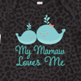 thumbnail image 4 of Inktastic Mamaw Loves Me Whale Grandchild Boys or Girls Baby Bodysuit, 4 of 5