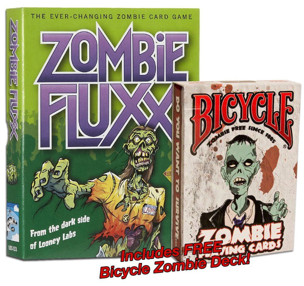 Zombie Fluxx Card Game From Looney Labs The Ever-Changing Zombie Card Game 