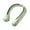Green, variant on USB Leafless 360° Neckband Fan Wrap-around Air Outlet 2400Mah Rechargeable Fan