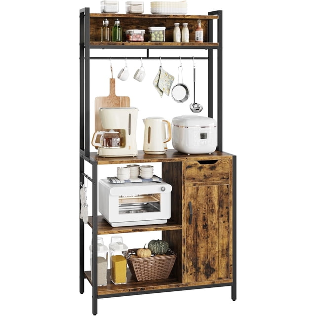 Estante de Cocina Organizado con Compartimentos Múltiples Pinmoco 3B-RST