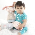 thumbnail image 3 of Primo Passi Metoo Angela Plush Doll, 13" Soft Stuffed Bunny Doll, Teapot (Retro), 3 of 5