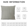 thumbnail image 6 of Acheng  Throw Pillow Covers 2pcs Striped Pillow Covers with Fringe Chic Decorative Pillows Square Cushion Covers for Sofa Couch Bed Living Room Farmhouse Decor White, 6 of 6