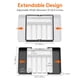 thumbnail image 3 of Organizador de cajones para cubiertos Lifewit, ampliable para cocina, blanco, 3 of 9