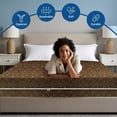 thumbnail image 5 of Twin XL Size Zipper Fitted Sheet Only – 100% Egyptian Cotton, 600 Thread Count, 14-Inch Extra Deep Pocket, Luxury Sateen Weave Bottom Sheet, Hotel Quality, ( 39" x 80" +14" , Leopard Print ), 5 of 6