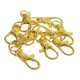 thumbnail image 5 of 10 piezas de metal chapado en oro pequeños cierres giratorios Cordón mosquetón Broche de garra de langosta DIY s Artesanía Joyas hallaz Soledad Llaveros Llaveros, 5 of 7