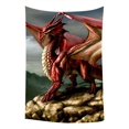 thumbnail image 1 of ABPHQTO Dragones de mar y dragones de fuego Art Dormitorio Sala de estar Arte Tapiz para colgar en la pared Tamaño 150x228 cm ABPHQTO QB-ZK-20-90x60, 1 of 1