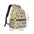 thumbnail image 2 of Yiaed Cute Bee Print School Backpack College Backpack Daypacks for Students High School Spacious and Durable Daypack for Work and Travel-One Size, 2 of 6