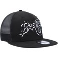 thumbnail image 3 of Men's New Era Black Milwaukee Brewers Street Trucker 9FIFTY Snapback Hat, 3 of 5
