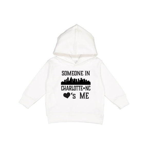 Inktastic Charlotte North Carolina Someone Loves Me Toddler Hoodie