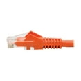 thumbnail image 2 of Tripp Lite Cat6 GbE Snagless Molded Patch Cable UTP Orange RJ45 M/M 35, 2 of 4
