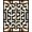 Black White Cream, Pattern 19, variant on ODIKA 8'x10' Washable Area Rug Geometric Contemporary Interlocking Arch Abstract Mid Century for Dining Room, Large Office, Lounge, Non-Slip Chair-Friendly Mat