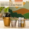 thumbnail image 2 of Folkart Metallic Acrylic Paint Pure Gold, 8 fl oz, 2 of 6