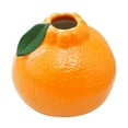 thumbnail image 6 of WHAMVOX Orange Hydroponic Flower Vase For Greenery And Fresh Flowers Small Decorative Ceramic Vase For Living Room Minimalist For Home Decor And Tabletop Display, 6 of 8