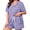 D1-Purple Gray, variant on Women's Plus Size 2 Piece Pajama Set, Short Sleeve Button Down Sleepwear with Pockets, Elegant Floral Black 3X Soft Loungewear for home, Mother’s Day Gift
