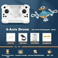 thumbnail image 5 of All-Ages Mini Drone with Easy Stunt Flights & 360° Tricks - Perfect Beginner-Friendly Flyer, One-Key Tricks, Mini Drone for Kids with LED & Altitude Hold & Propeller Protection For In/Outdoor (Black), 5 of 8