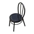 thumbnail image 2 of Milaget Chaise Miniature de Maison de Poupée Décoration de Maison de Poupée Accessoires Photo de Simulation Robustes pour Base Miniature Jardin Féerique Modèle Train Dioramas Noir, 2 of 9