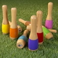 thumbnail image 2 of Lawn Bowling Game/Skittle Ball- Indoor and Outdoor Set by Hey! Play! (9.5 Inch), 2 of 7