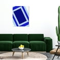 thumbnail image 2 of Wynwood Studio Abstract Modern Canvas Art - Blue Modern Rectangle, Wall Art for Living Room, Bedroom, and Bathroom, 30 in x 36, Blue and White Home Decor, 2 of 5