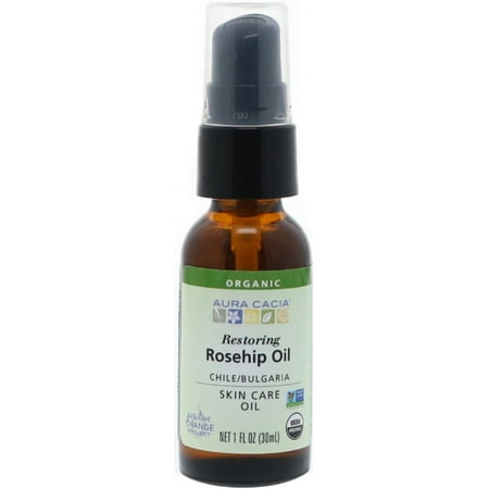 Aura Cacia Organic Rosehip Skin Care Oil 1 oz