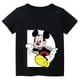 thumbnail image 5 of Camiseta de algodón con combinación de letras y nombre personalizada para niños, camiseta de manga corta con fuente ABCDEF de Disney Mickey Mouse, 5 of 5