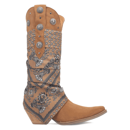 

Dingo Womens Rhapsody Southwest Snip Toe Cowboy Casual Tall Boots