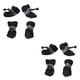 thumbnail image 1 of sweethay 4 Uds. De zapatos para mascotas, botas de lluvia impermeables para exteriores, accesorios para el cuidado de las patas de cachorros de negro 2 2Conjunto, 1 of 6