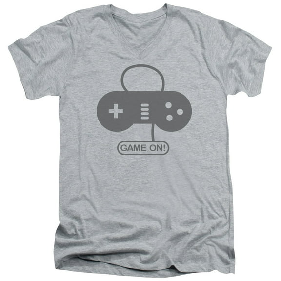 - Game On - Slim Fit V Neck Shirt - Small