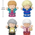 thumbnail image 4 of Little People Collector The Golden Girls Special Edition Set for Adults & Fans, 4 Figures, 4 of 7