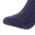 thumbnail image 4 of Lovely Annie Women's Girl's 3 Pairs Stylish Knee High Wool Socks. Lightweight, Cozy, Thick, Warm, Breathable & Absorbent Size 2.5-7 HR157237 (Purple), 4 of 6