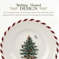 thumbnail image 3 of Spode Christmas Tree Canape Plates - Set of 4 | Peppermint Design, Holiday Dinner Plate | Christmas Serving Plate & Festive Appetizer Plate | Seasonal Decorative Plate, Holiday Tableware, 3 of 7