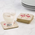 thumbnail image 4 of Sara Miller - London The Flamingo Coasters Set of 6, 4 of 5