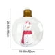 thumbnail image 3 of Inflatable Christmas Ball Transparent PVC Holiday Party Decoration for Indoor Outdoor Festive Events, Inflatable Sphere for Xmas Tree Yard Lawn Garden Decorations, Waterproof Inflatable Ornament, 3 of 6