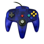 Transparent Blue Replacement Controller for Nintendo N64 by Mars Devices