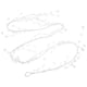 thumbnail image 5 of Guirnalda de cuentas de cristal acrílico para decoración de boda y hogar, cadena de cuentas de lágrima transparente para manualidades, adorno de cristal decorativo, decoración colgante, 5 of 7