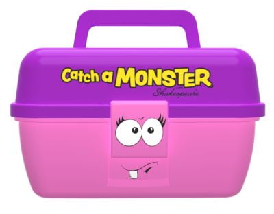 Shakespeare Catch a Monster Children's Fishing Play Box - Pink / Purple