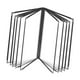 thumbnail image 3 of Porta libros de menú Esquinas de metal Porta menús tamaño carta Carpeta de menú transparente Menú 10 Página 20 Ver, 3 of 8