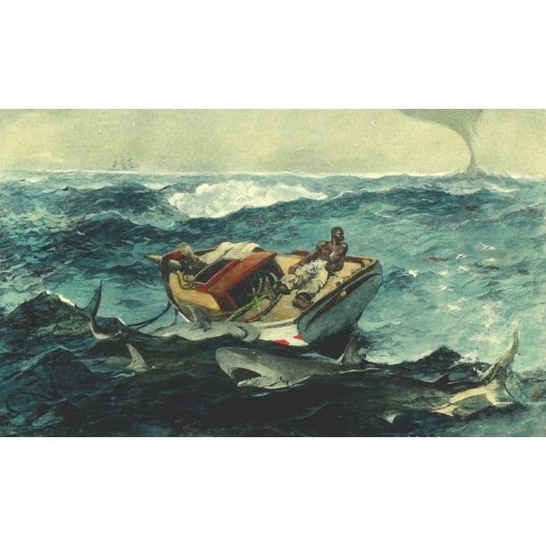 The Gulf Stream Winslow Homer 1914 Poster Print by Winslow