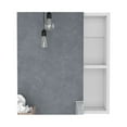 thumbnail image 4 of Dtwnek Medicine Cabinet Mirror with 5 Internal Shelves, White, 4 of 7