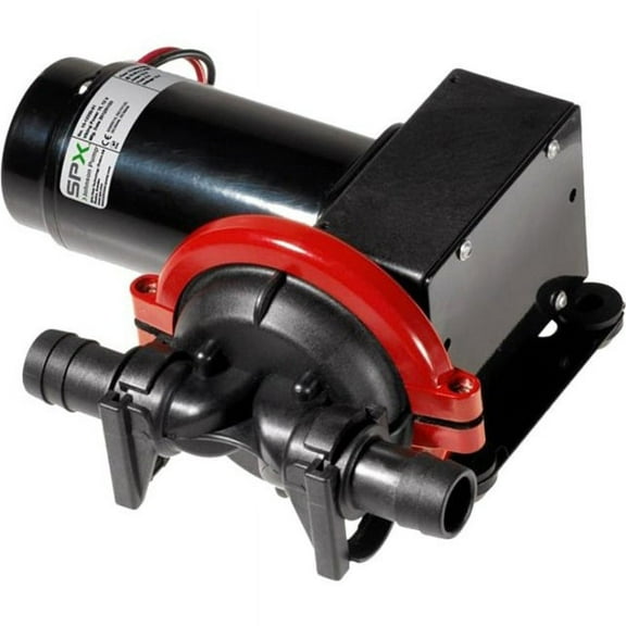 9" Red and Black Viking Power Waste Pump - 24V