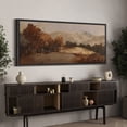 thumbnail image 3 of Large Framed Canvas Print Abstract Modern Wall Art Decorative Ready to Hang Painting for Living room Bedroom - 60"x30" Black Frame, 3 of 9